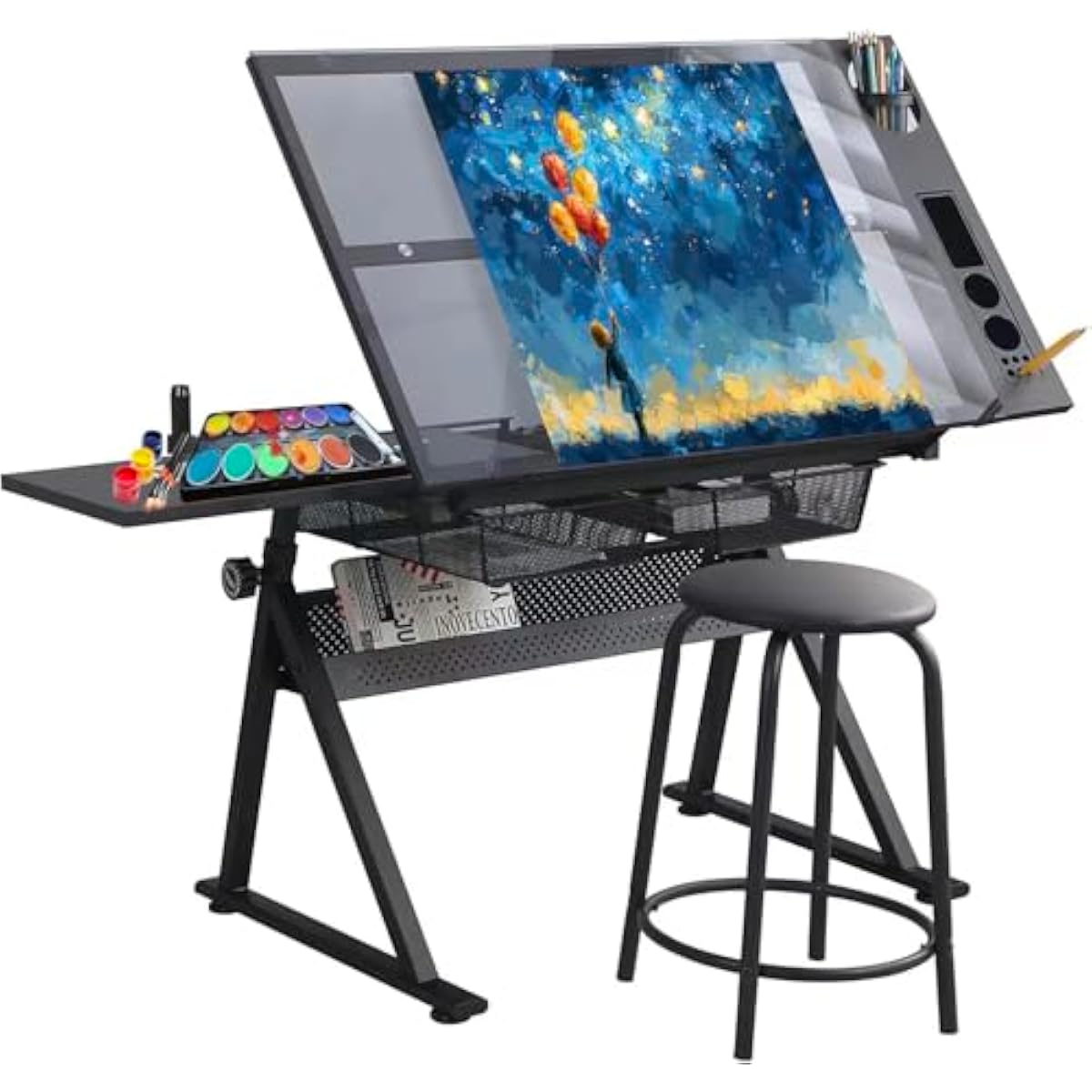 Tops - Scrivania da disegno con altezza regolabile