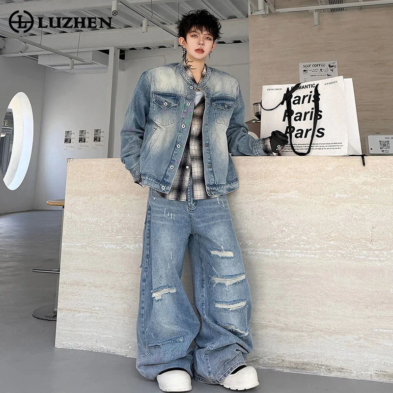 Jeans - LUZHEN 2026 Set Due Pezzi in