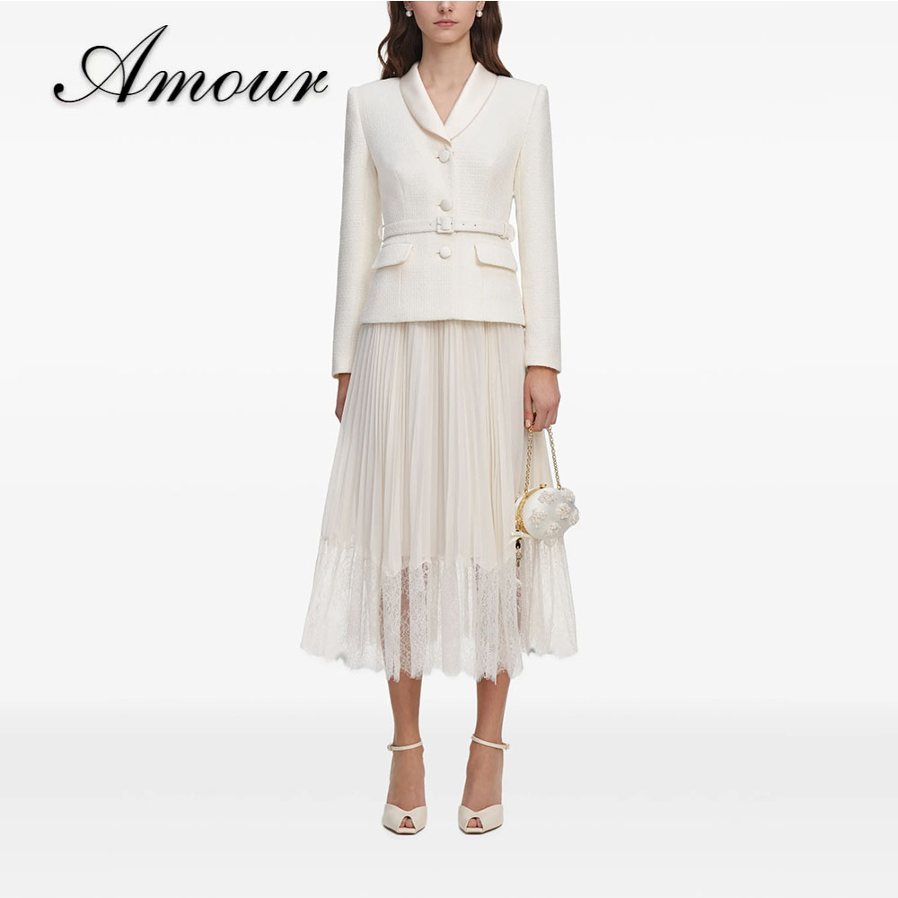 Tweed Two Piece Blazer Dress - Completo Formale Due Pezzi Personalizzato Amour: