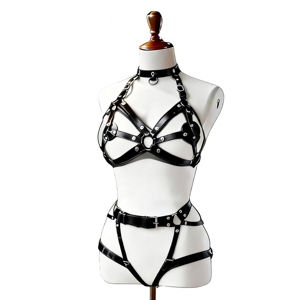 Lingerie - Lingerie Sexy in Pelle per Donne,