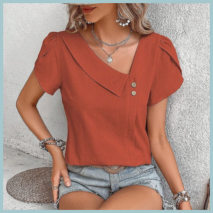Blouses - Camicetta Estiva Vintage 2024 per Donna,