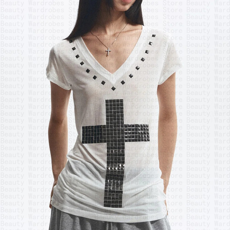 Y2K Graphic Baby Tee Crop - Rock Goth Top unico Y2k Crop