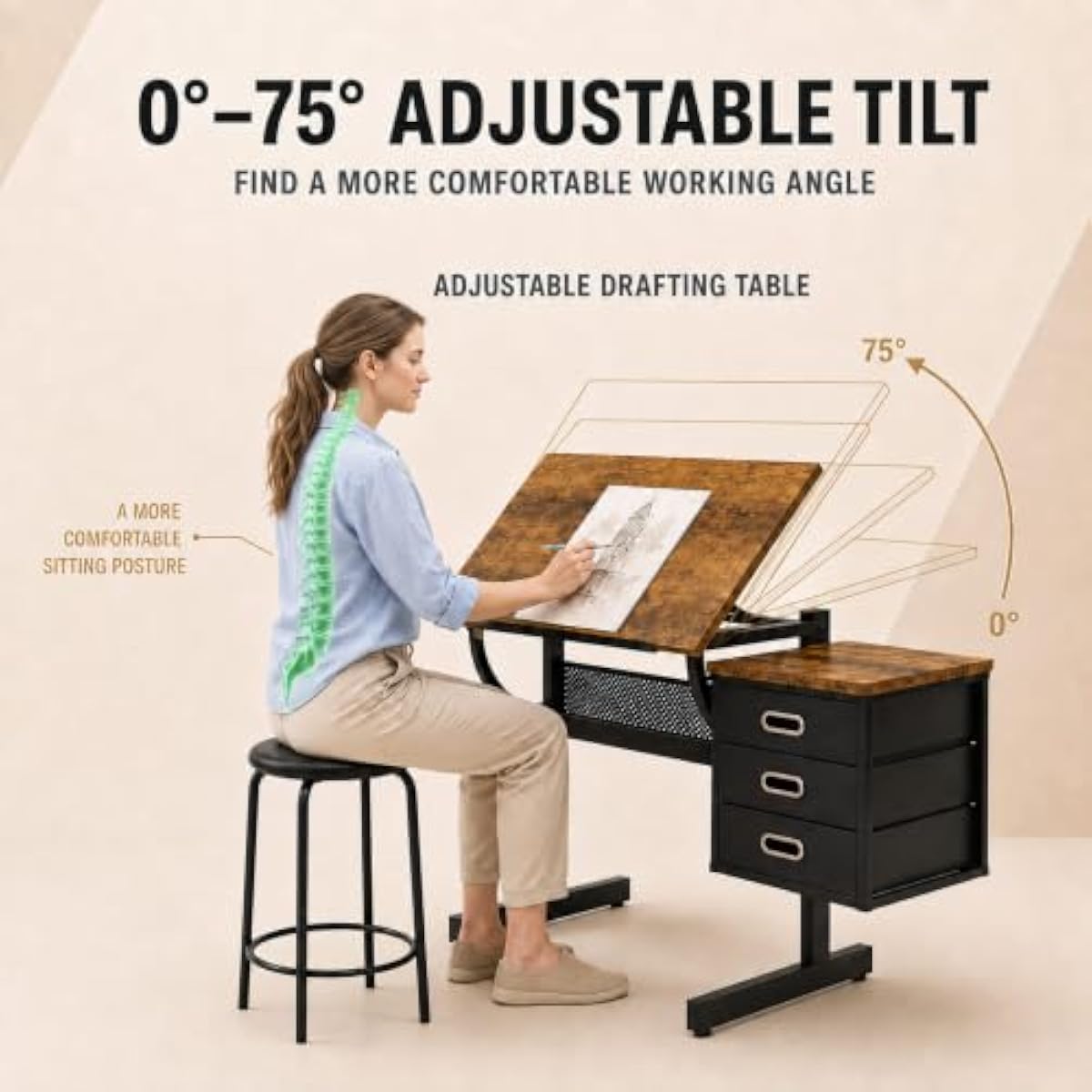 Scrivania da disegno regolabil - Tops recensione e prezzo