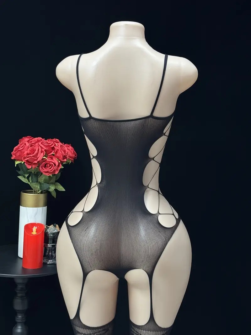 Tuta sexy con bretelle e rete  - Lingerie recensione e prezzo