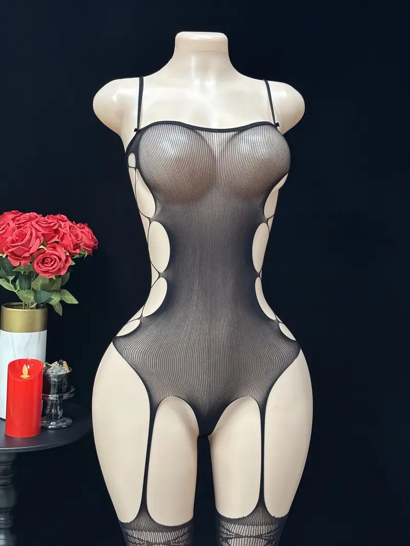Tuta sexy con bretelle e rete  - Lingerie recensione e prezzo