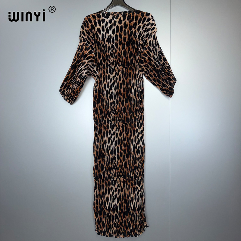 WINYI Abito Estivo Plissettato - Boho Summer Beach Maxi Dress recensione e prezzo
