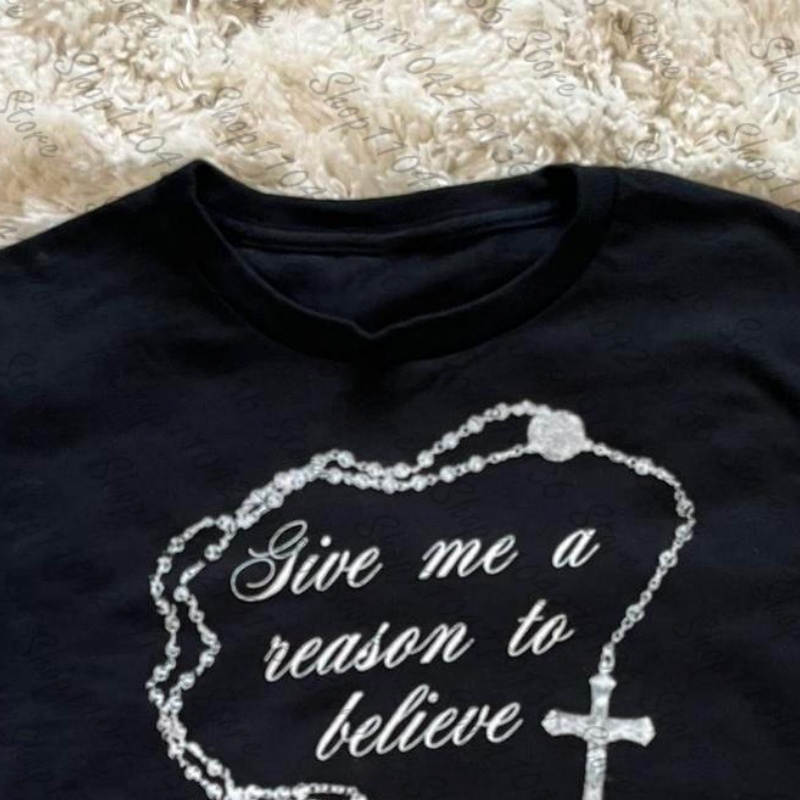 Abbigliamento Donna Anni 2000, - Y2K Graphic Baby Tee Crop recensione e prezzo