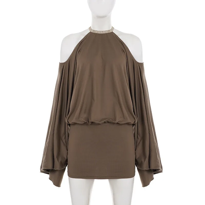 Abito Mini Y2K da Donna Stile  - Y2K Backless Halter Mini Dress recensione e prezzo