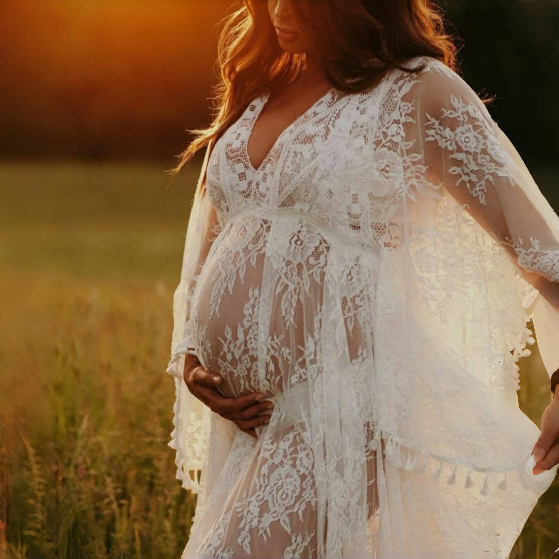 Boho Lace Matenrity Servizio f - Boho Summer Beach Maxi Dress recensione e prezzo