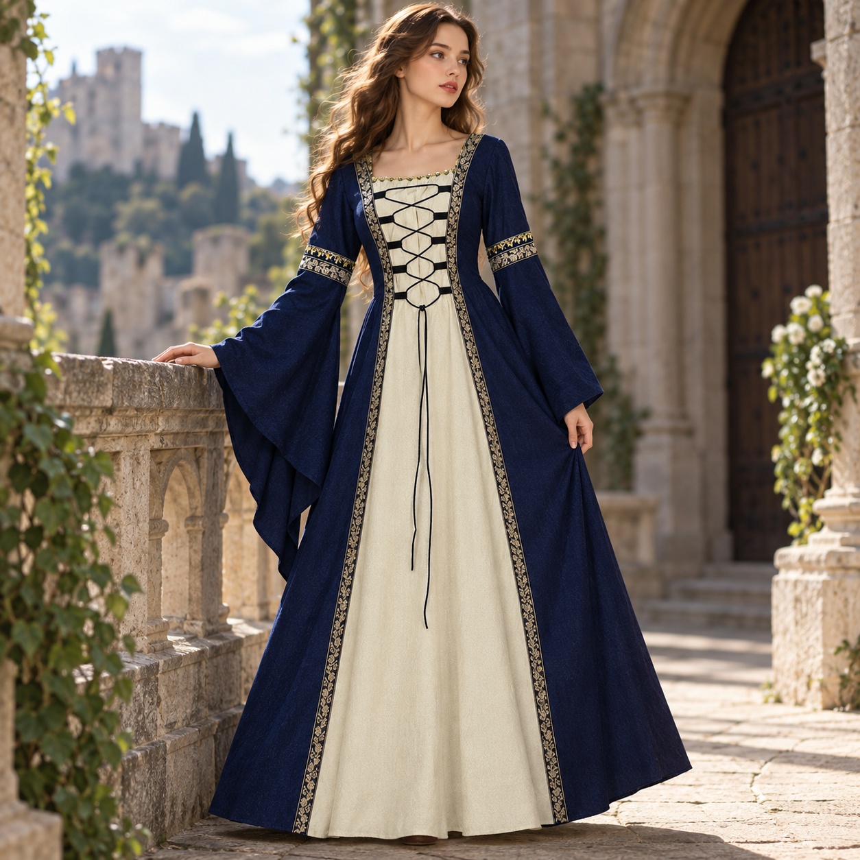 Abito lungo a maniche lunghe c - Dresses recensione e prezzo