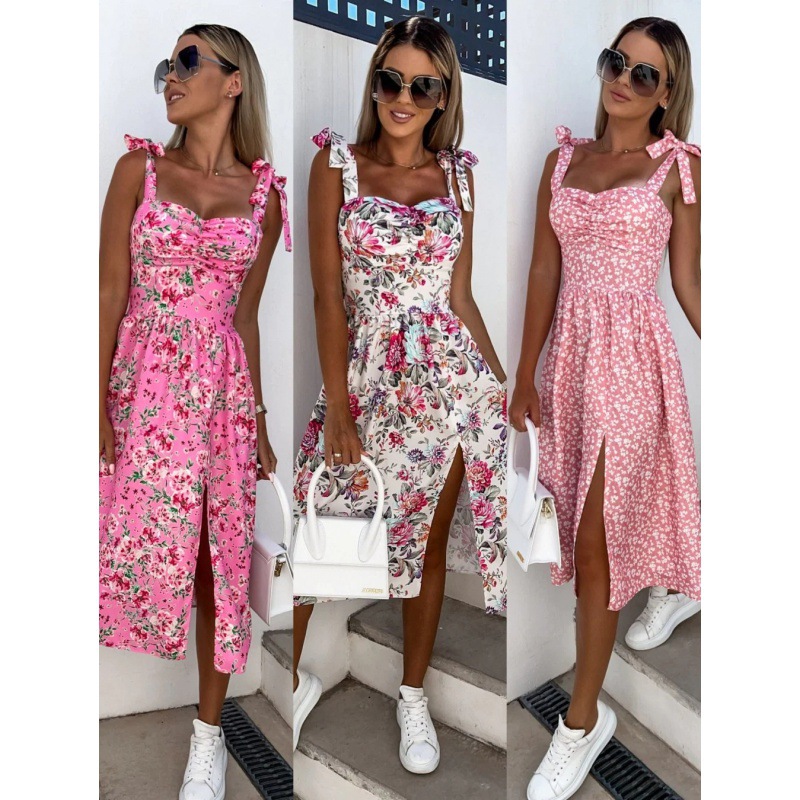 Abito estivo da donna Sexy sta - French Vintage Floral Midi Dress recensione e prezzo