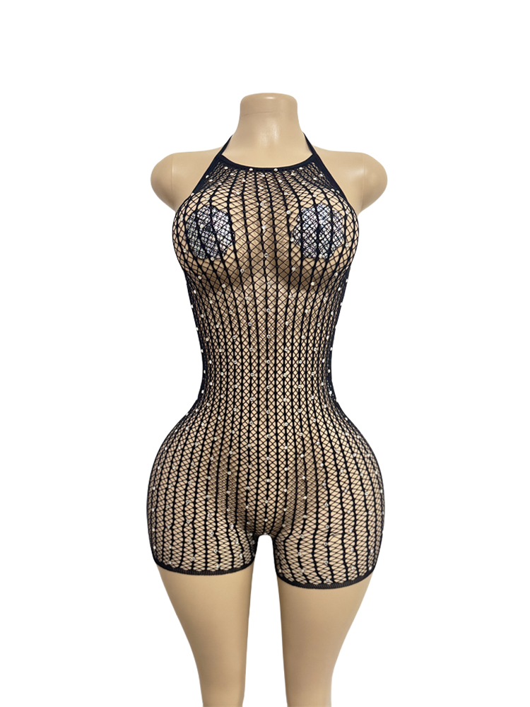 Abito da donna con strass e re - Sexy Mesh Sheer Bodycon Dress recensione e prezzo