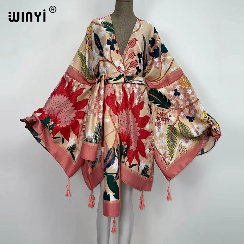 WINYI Abiti Autunnali da Donna - Boho Summer Beach Maxi Dress recensione e prezzo