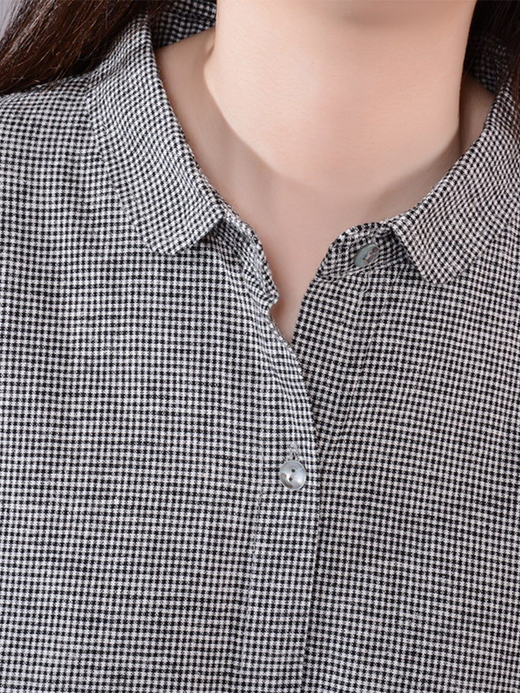 Abito chemisier da donna a man - Korean Style A Line Shirt Dress recensione e prezzo