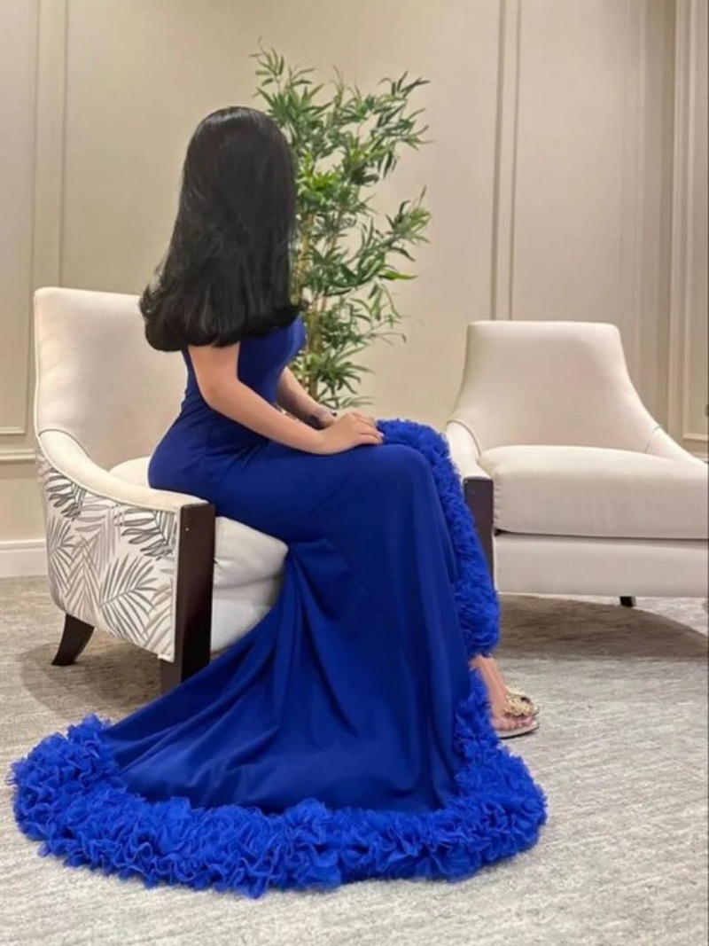 Abiti da Sera Eleganti e Lussu - Elegant Satin Evening Gown Split recensione e prezzo