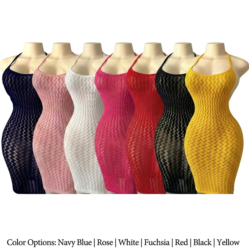 Abito Copricostume da Spiaggia - Sexy Mesh Sheer Bodycon Dress recensione e prezzo