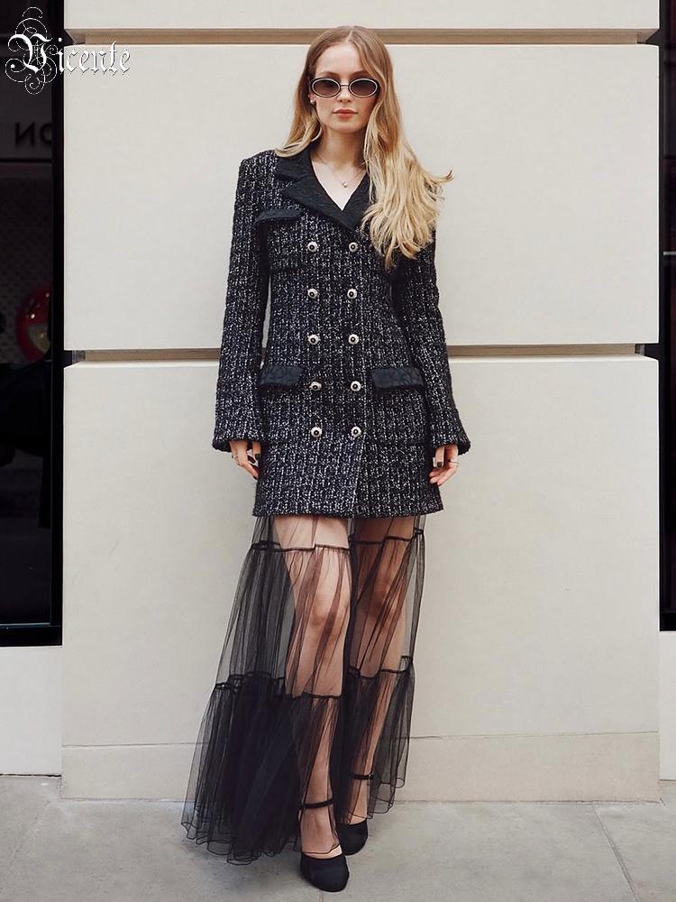 Set di abiti blazer in tweed d - Tweed Two Piece Blazer Dress recensione e prezzo