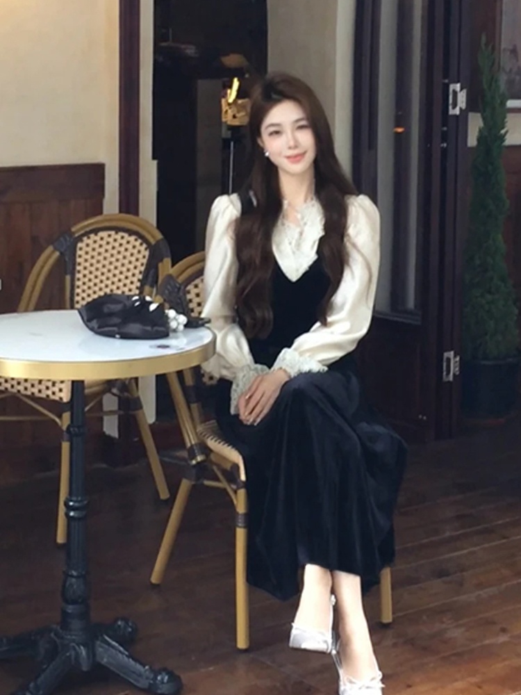 XZY Elegante Camicia in Seta c - Korean Style A Line Shirt Dress recensione e prezzo