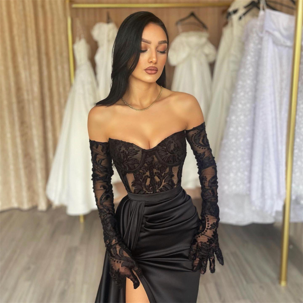 Lily Mermiad Abito da sera sex - Elegant Satin Evening Gown Split recensione e prezzo