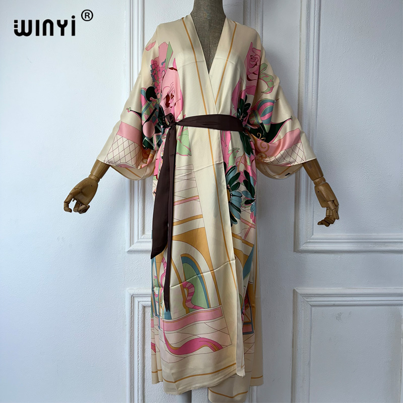 WINYI Abito Estivo Stampato St - Boho Summer Beach Maxi Dress recensione e prezzo