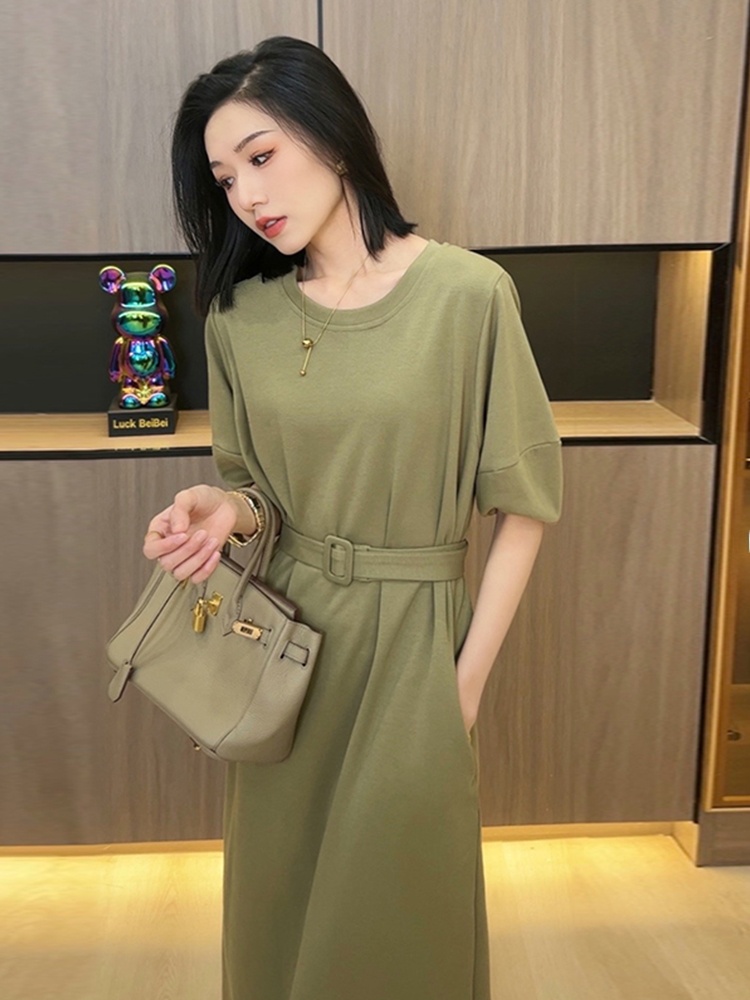 Abito lungo estivo casual da d - Korean Style A Line Shirt Dress recensione e prezzo