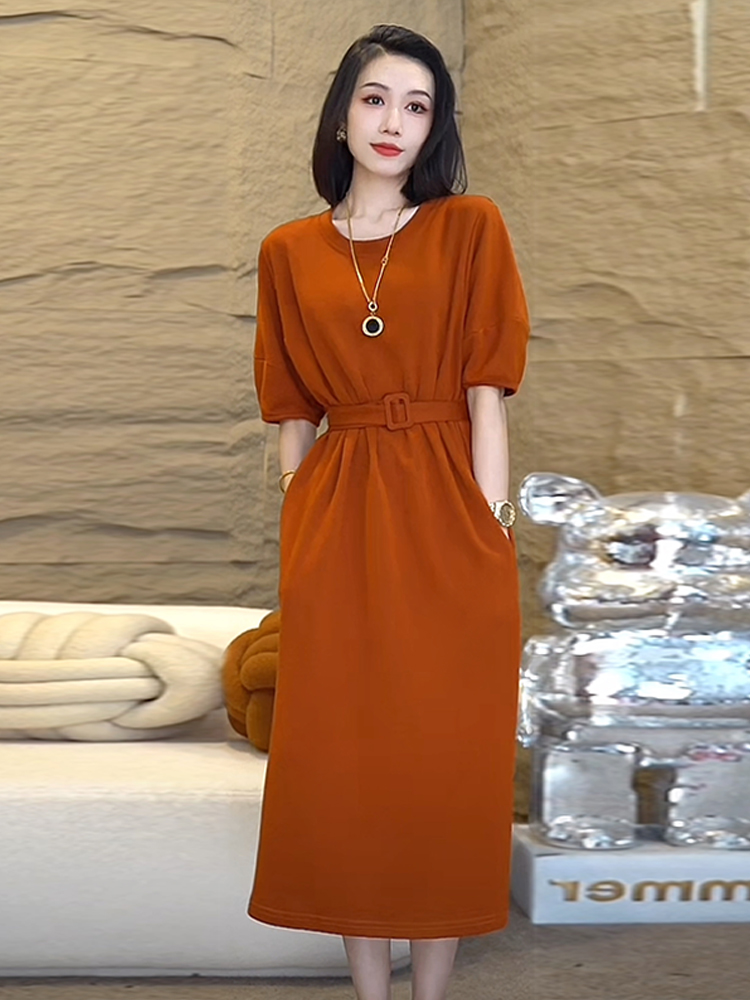 Abito lungo estivo casual da d - Korean Style A Line Shirt Dress recensione e prezzo