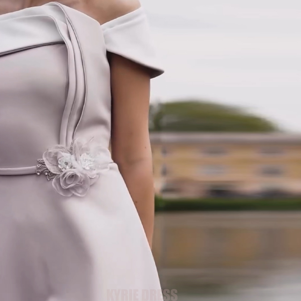 Elegante abito da madre della  - Elegant Satin Evening Gown Split recensione e prezzo