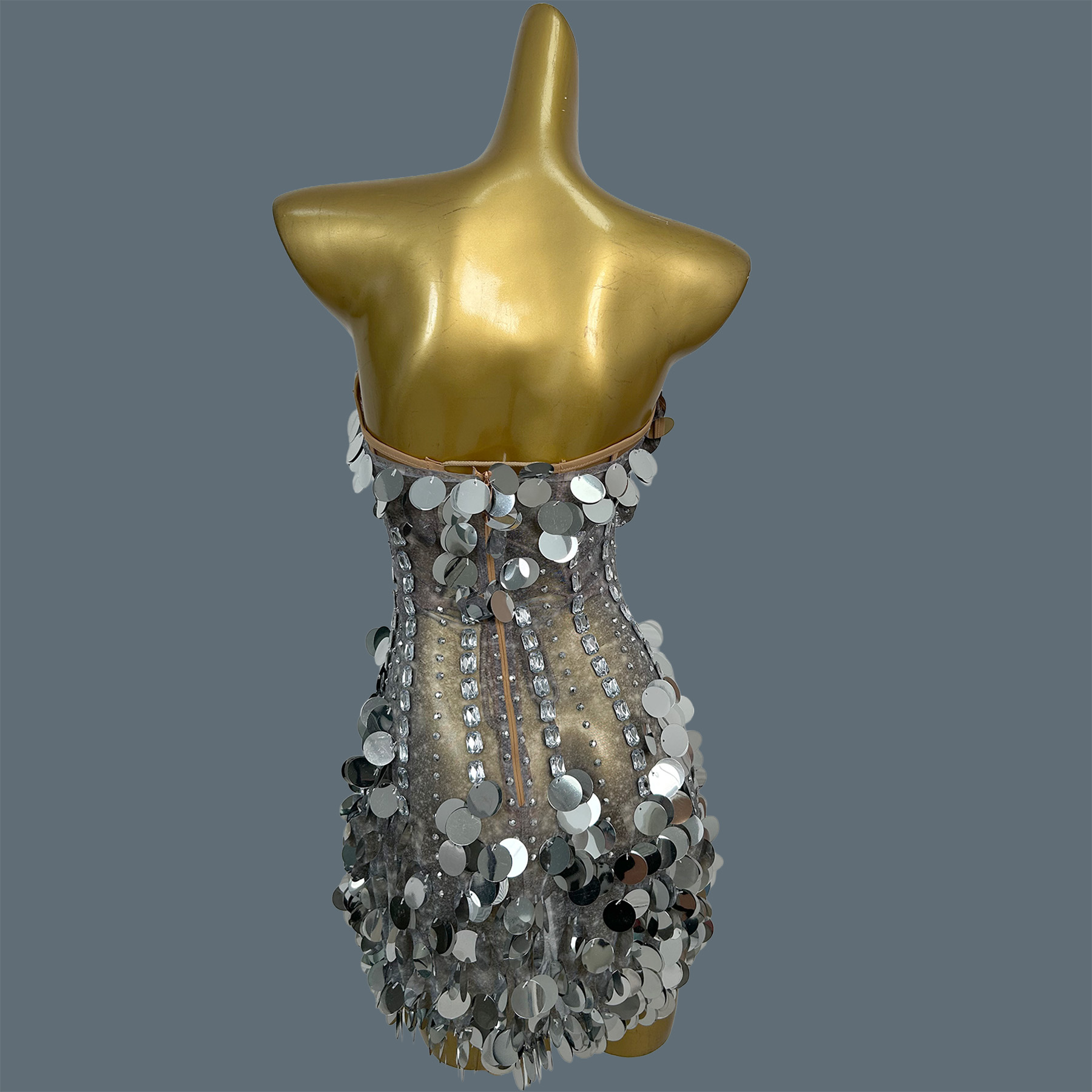 Abito Mini da Donna Senza Spal - Sparkly Rhinestone Club Party Dress recensione e prezzo