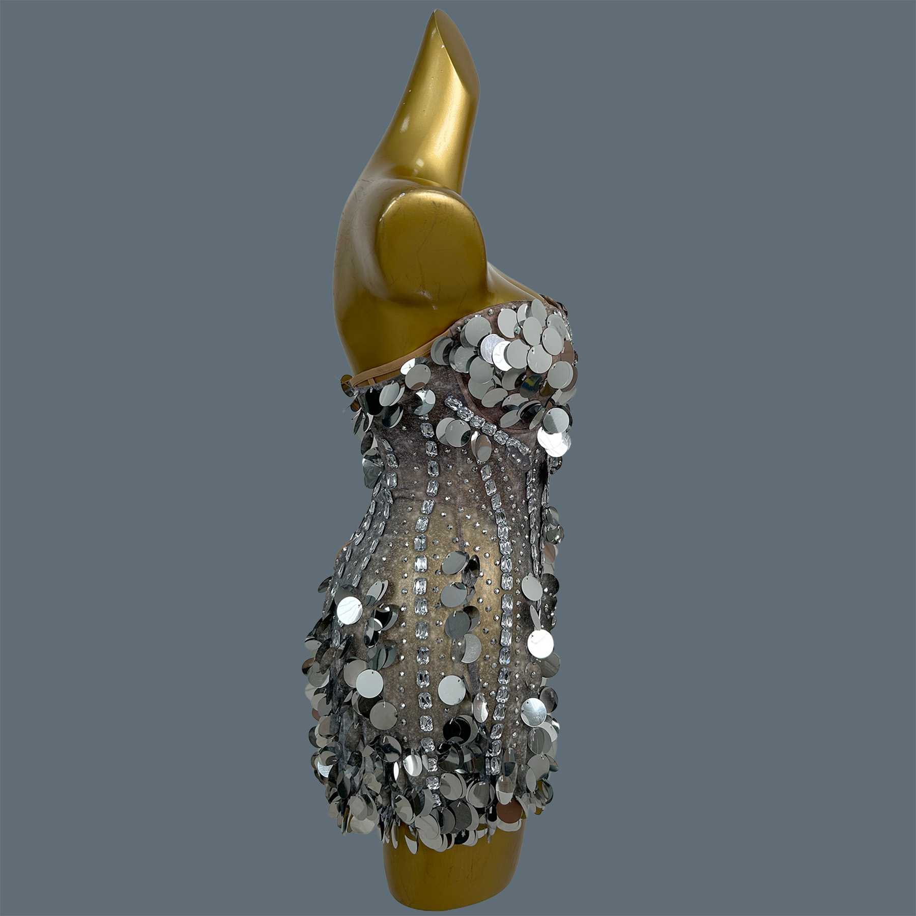Abito Mini da Donna Senza Spal - Sparkly Rhinestone Club Party Dress recensione e prezzo