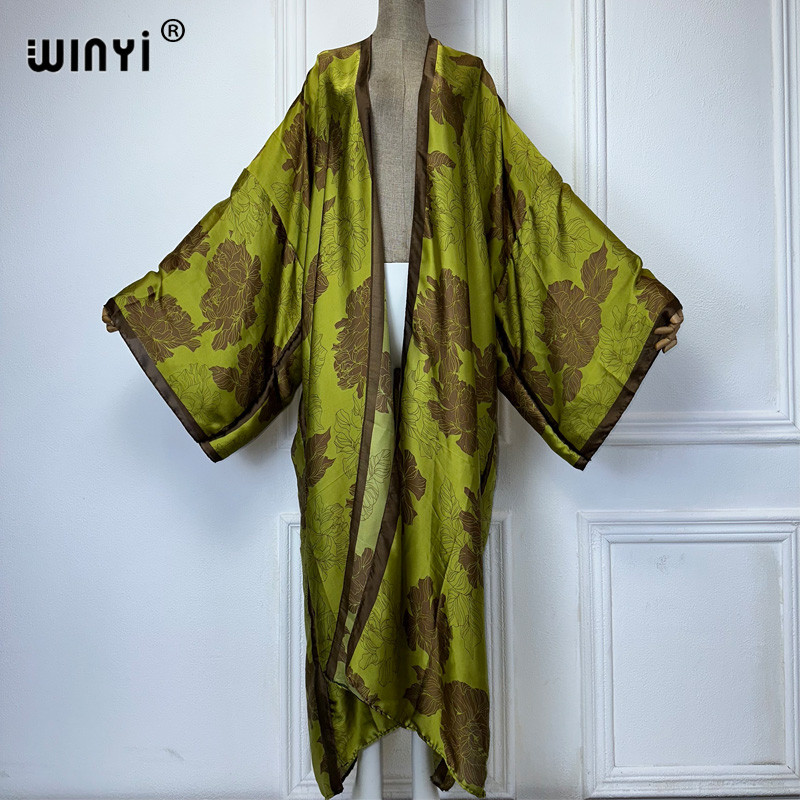 WINYI Africa boho stampa Kimon - Boho Summer Beach Maxi Dress recensione e prezzo