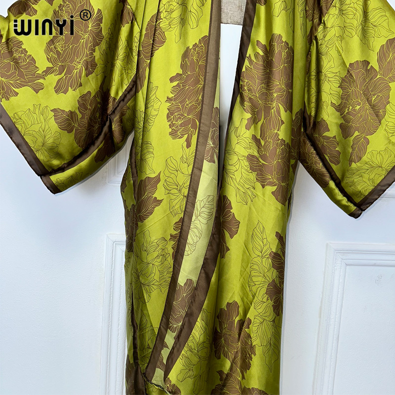 WINYI Africa boho stampa Kimon - Boho Summer Beach Maxi Dress recensione e prezzo