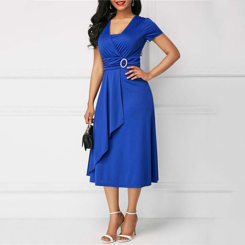 We.Fine Abito da donna tinta u - French Vintage Floral Midi Dress recensione e prezzo
